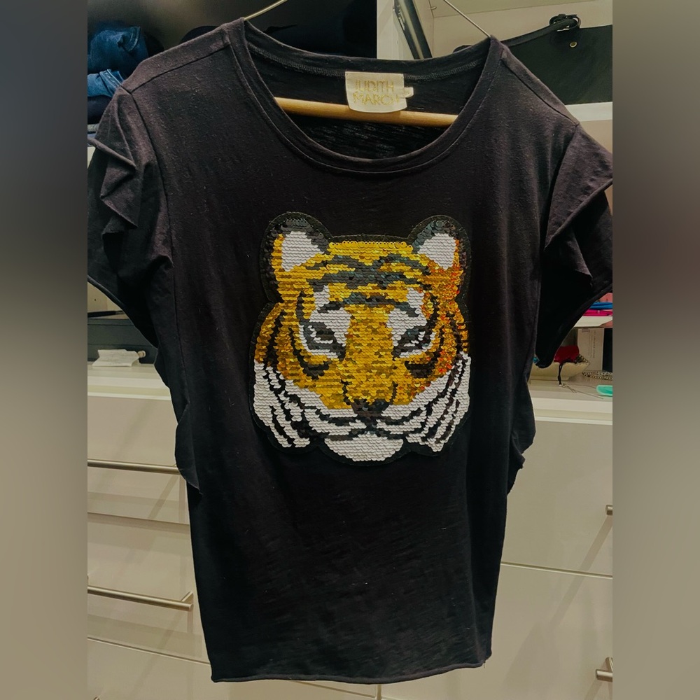 Tiger sequined T Shirt GAME DAY!